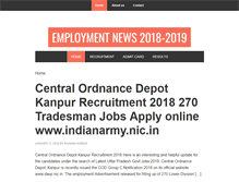 Tablet Screenshot of employment-news.org